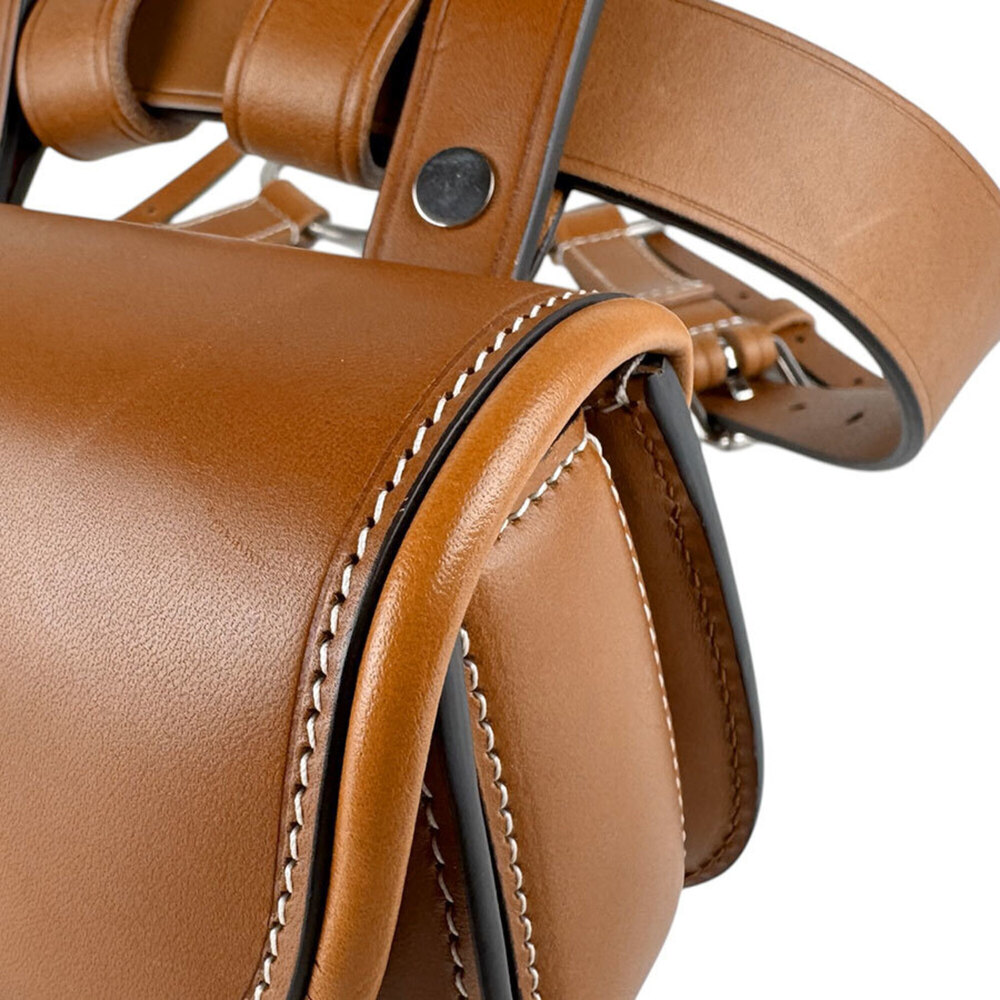 GUCCI Brown Leather Bamboo Fanny Pack - Picture 7 of 15